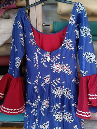 Traje de flamenca xs