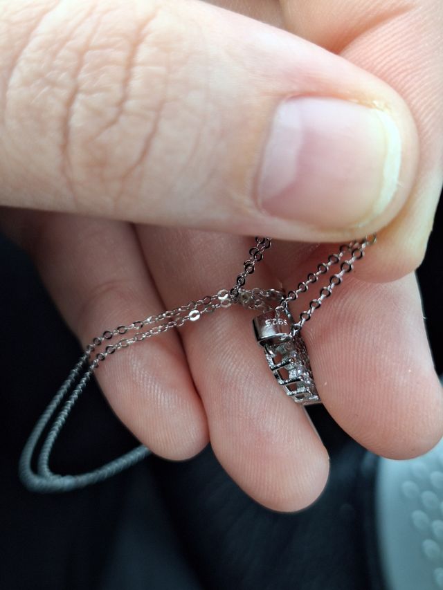 Collana Argento e Acquamarina naturale