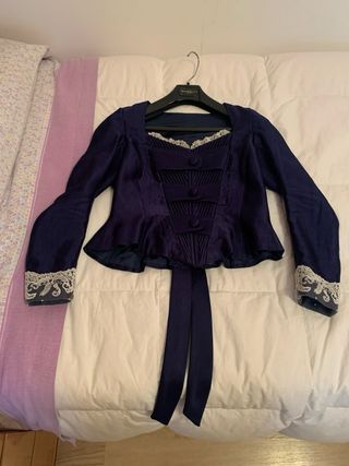 Corpiño fallera manga larga