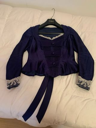 Corpiño fallera manga larga