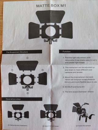 Kit jaula para videocamara