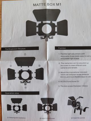 Kit jaula para videocamara
