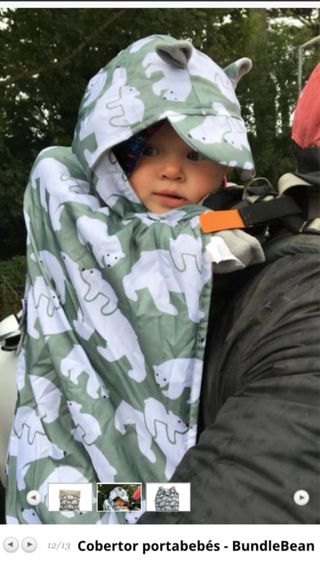 Cobertor porta bebe polar