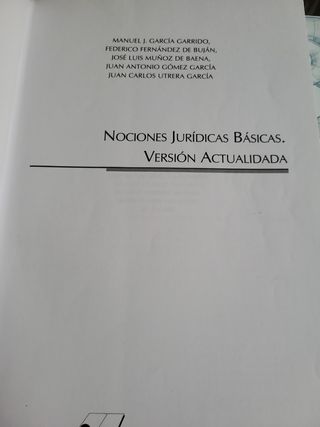Libro nociones juridicas basicas