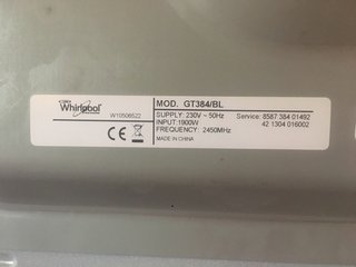 Microondas Whirlpool gt 384 grill