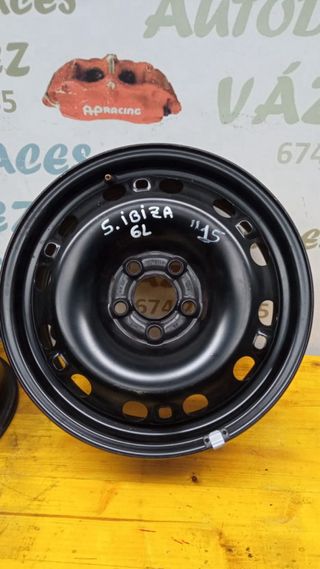 Llantas de chapa originales Seat Ibiza 6L y 6J