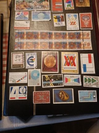 LOTE 100 SELLOS CURIOSOS ANTIGUOS