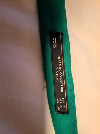 Blusa de zara verde