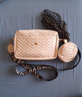 Borsa a tracolla con portamonete 