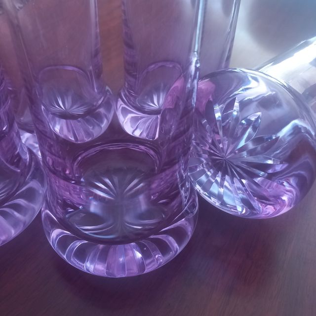 5 Bicchieri alti tumbler in alessandrite