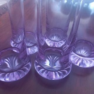 5 Bicchieri alti tumbler in alessandrite