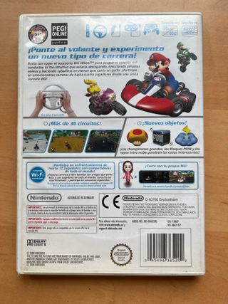 Juego Wii: Mario Kart + volante