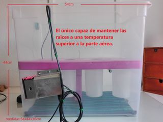 Invernadero propagador para esquejes de gran tamañ