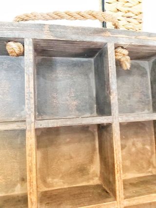 ORGANIZADOR MADERA Y CUERDA 