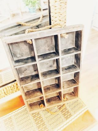 ORGANIZADOR MADERA Y CUERDA 