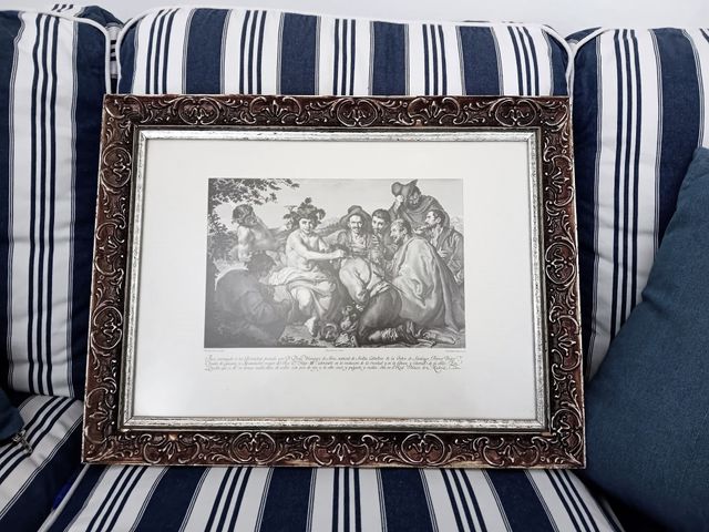 3 CUADROS  GRABADOS CON MARCOS   