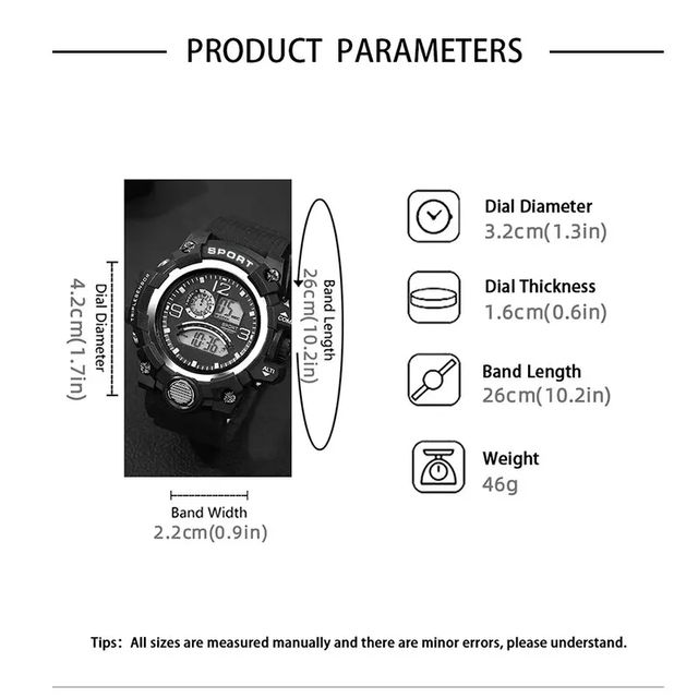Orologio sportivo con braccialetto