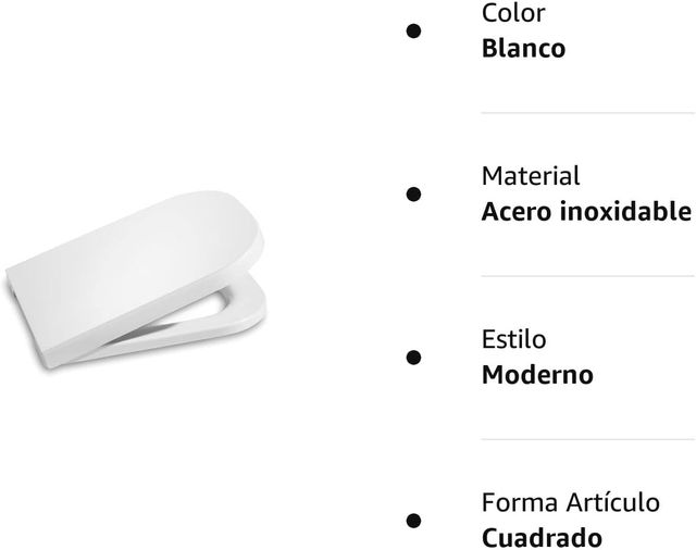 Tapa WC ROCA A80173000B Gap Blanco