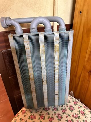 Quemador y radiador Caldera Ferroli