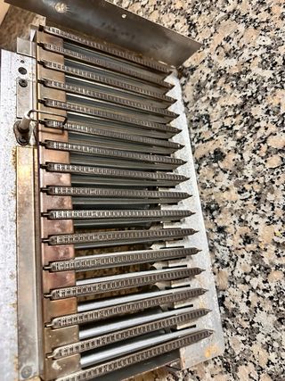 Quemador y radiador Caldera Ferroli