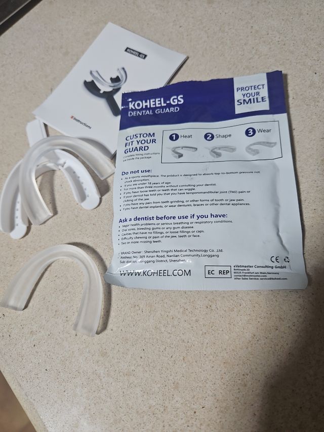 Molde Férula dental nocturna