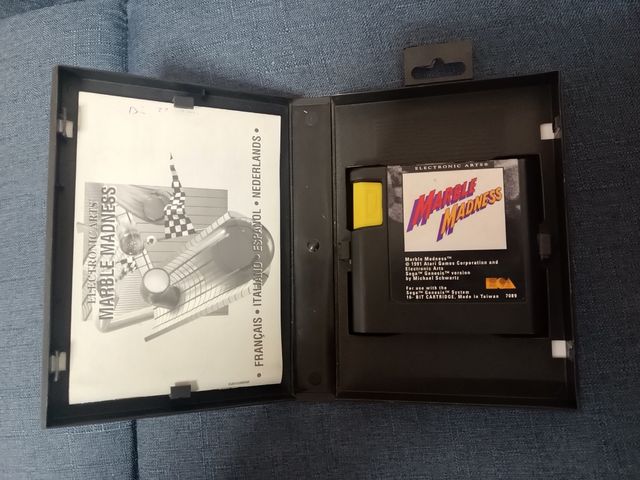 Juego sega mega Drive marble madness