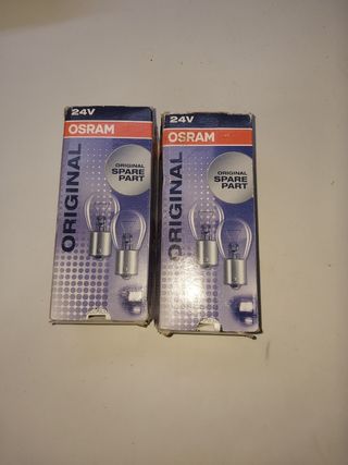 19 Lámparas 24v 21w marca Osran para camion