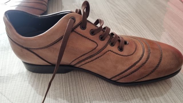 Scarpe stringate Made in Italy in pelle