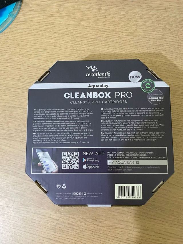 Cartucho filtro Cleanbox Pro Aquaclay L