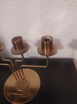 Candelabro dorado