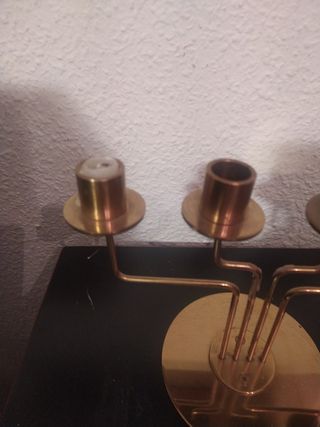 Candelabro dorado