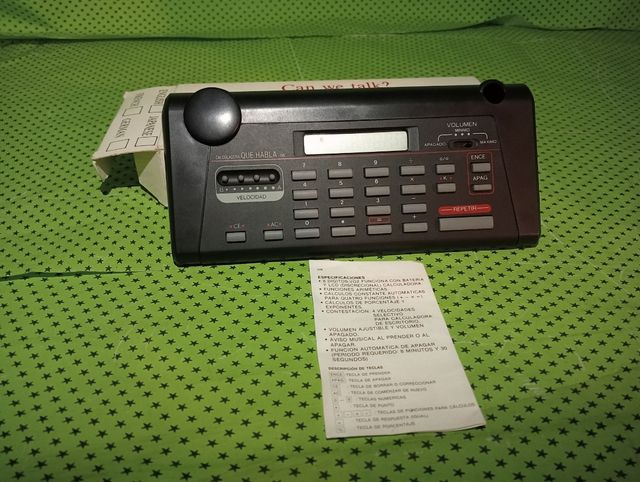 Calculadora parlante años 90