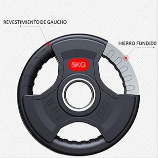 DISCOS OLÍMPICOS DE 3 AGARRES CON ASAS 50MM