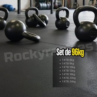 Kit kettlebell in ferro 8-12-16-20-24kg Pesa russa