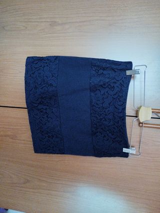 Falda azul