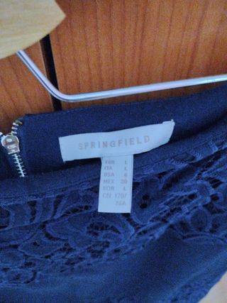 Falda azul