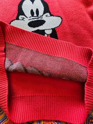 Jersey "Bershka" "Goofy" Tipo Vestido Rojo