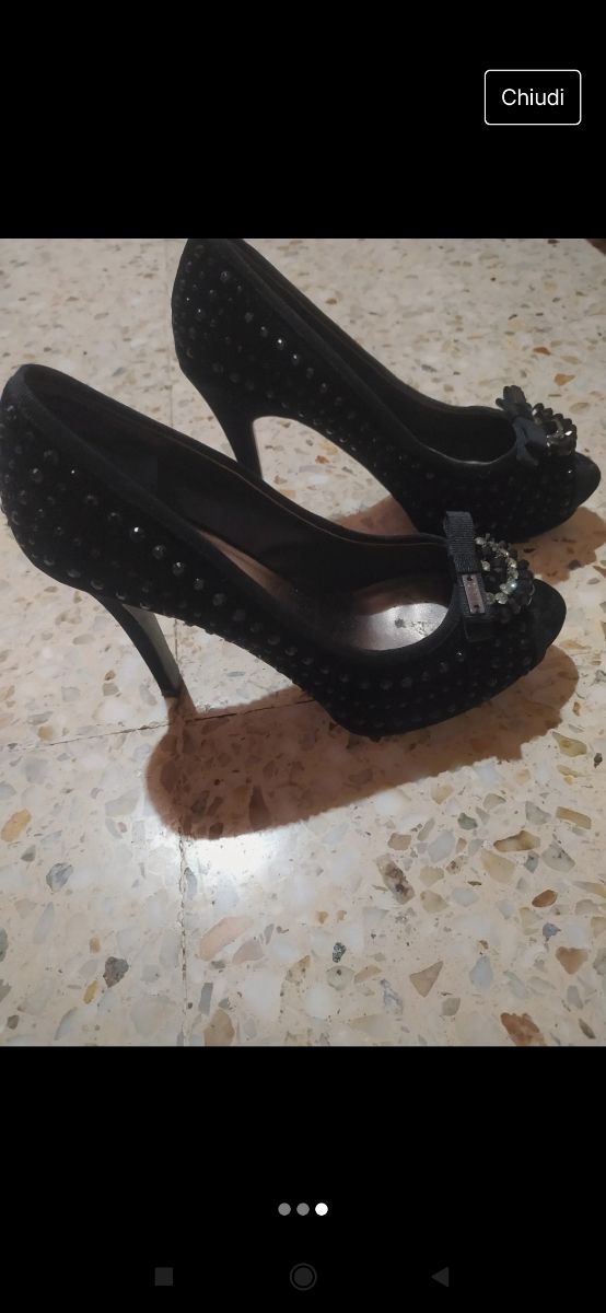 Décolleté nere Liu Jo Tg 38 tacchi alti