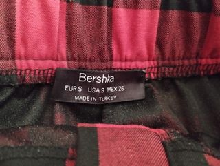 Falda Bershka cuadros