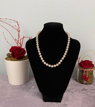 🌼ELEGANTE Collar Retro  de Perlas blancas.😊