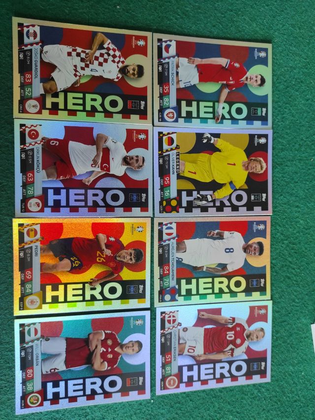 Lote cartas Euro 2024