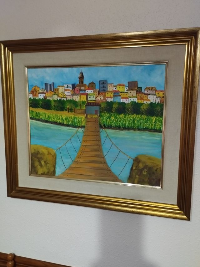 Cuadros al óleo estilo "naíf".