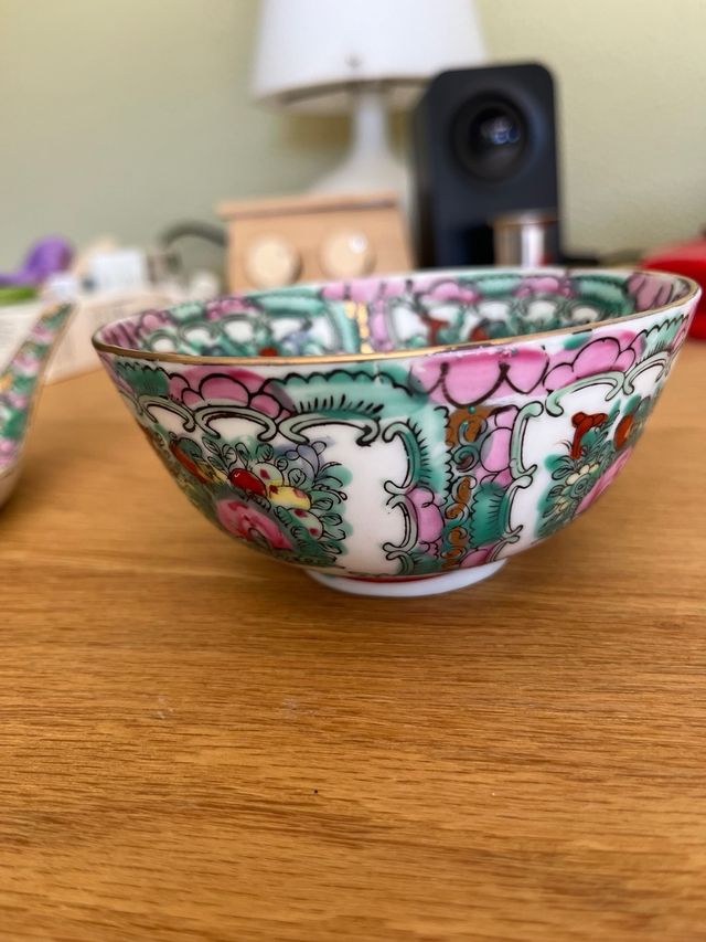 Bol cuenco Macau vintage rose