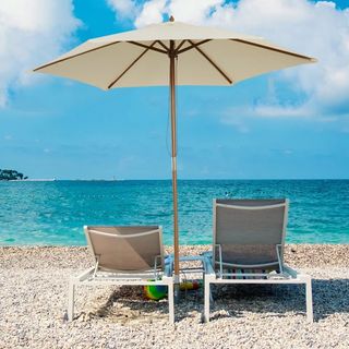 Ombrellone da Giardino 2.5x2.3 m a 6 Stecche in L