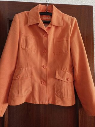 Chaqueta efecto ante 