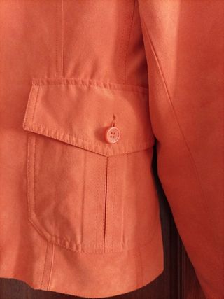 Chaqueta efecto ante 