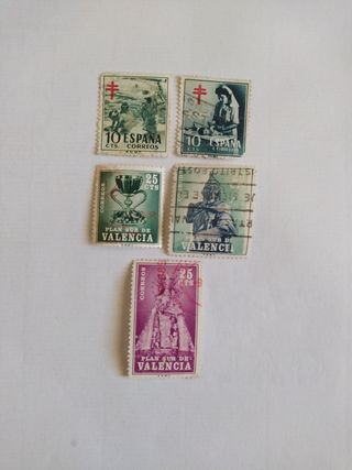 L ~ 50.~ SELLOS DE ESPAÑA (5).Años 1950/60.