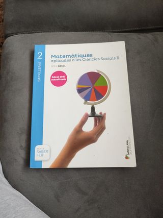 Libro Matemáticas aplicades a ciències socials 2