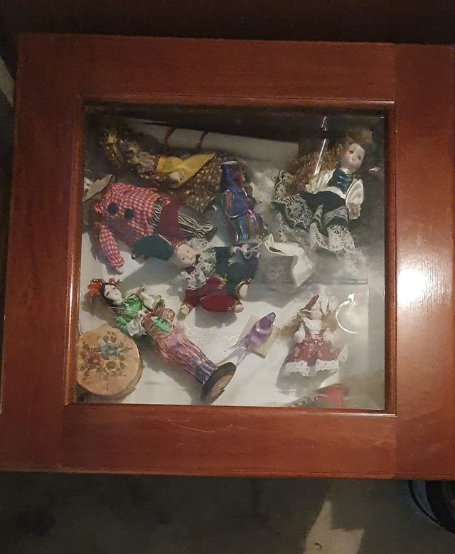 Tavolino stile arte povera