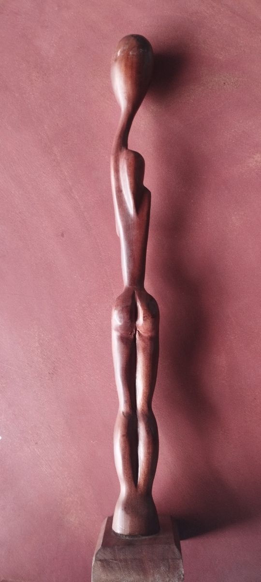 Figura votiva madera africana